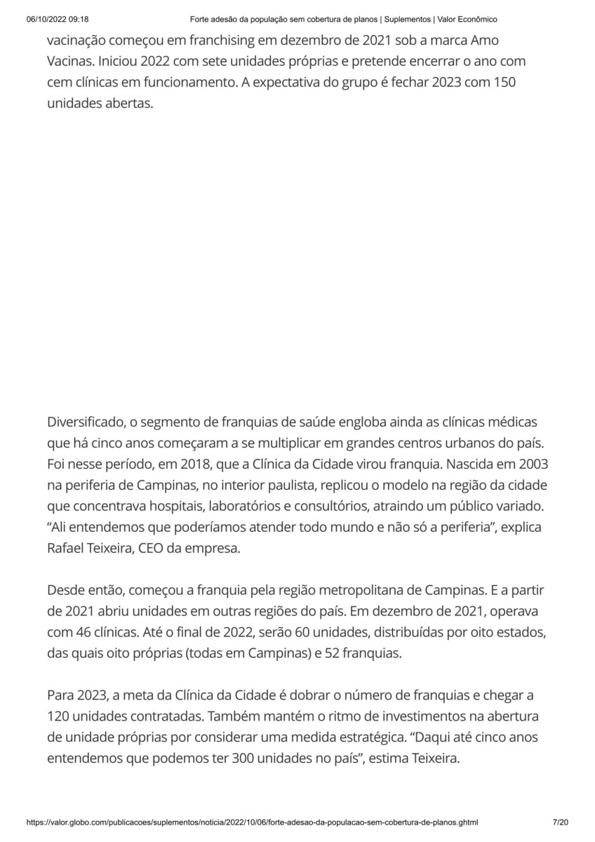 Clinica da Cidade - Valor Economico-7
