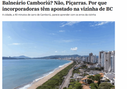 Vetter é destaque em publicação da Exame sobre o mercado imobiliário catarinense